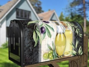 Beautiful Kitchen Design with Olives #5 Decorative Curbside Farm Mailbox Cover