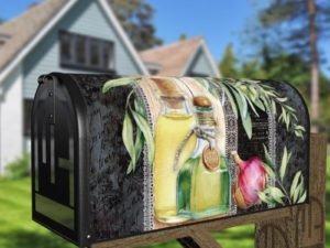 Beautiful Kitchen Design with Olives #6 Decorative Curbside Farm Mailbox Cover