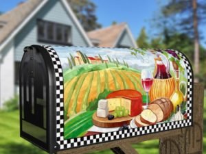 Picnic in Tuscany Decorative Curbside Farm Mailbox Cover