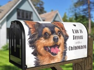 Life is Better with a Chihuahua Decorative Curbside Farm Mailbox Cover