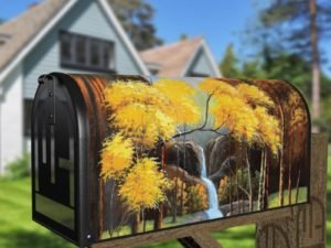 Autumn in the Woods Decorative Curbside Farm Mailbox Cover