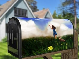 Chasing Butterflies Decorative Curbside Farm Mailbox Cover