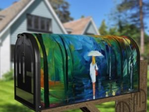 Rainy Evening Decorative Curbside Farm Mailbox Cover