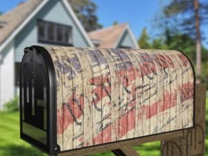 Rustic American Design Decorative Curbside Farm Mailbox Cover