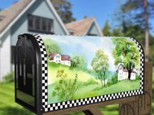 Home is Where You Hang Your Heart Decorative Curbside Farm Mailbox Cover