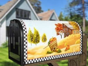 Farm Sweet Farm Decorative Curbside Farm Mailbox Cover