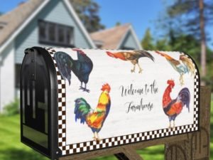 Welcome to the Farmhouse Decorative Curbside Farm Mailbox Cover