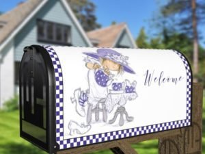 Afternoon Tea Party Decorative Curbside Farm Mailbox Cover
