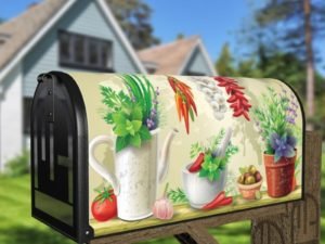 Country Farmhouse Kitchen Still Life Decorative Curbside Farm Mailbox Cover