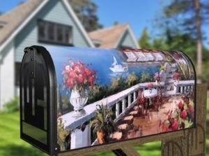 Beautiful Italian Terrace Decorative Curbside Farm Mailbox Cover