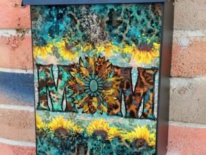 Sunflower Mother's Day Design #2 Colonial Mailbox Cover