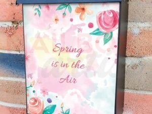 Spring is in the Air Colonial Mailbox Cover