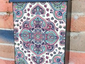 Beautiful Bohemian Mandala #11 Colonial Mailbox Cover