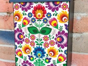 Traditional Polish Folklore Design #2 Colonial Mailbox Cover