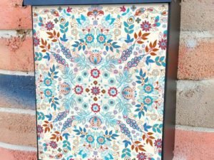 Hungarian Folklore Design Colonial Mailbox Cover