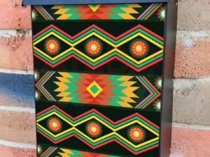 Traditional Ethnic Pattern Colonial Mailbox Cover
