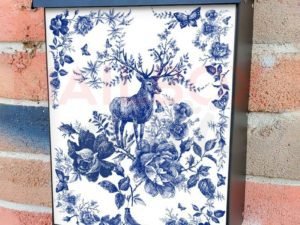 Folklore Fairytale Forest Deer Colonial Mailbox Cover