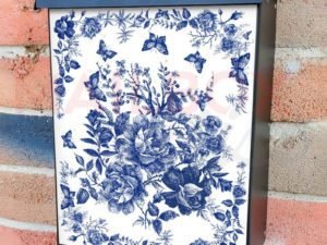 Folklore Fairytale Forest Roses Colonial Mailbox Cover