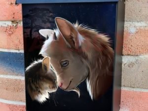 The Best Farmhouse Friends Colonial Mailbox Cover