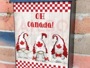 Oh Canada Gnomes Colonial Mailbox Cover