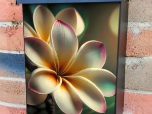 Beautiful Blooming Gardenia Colonial Mailbox Cover