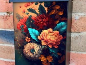 Vintage Garden Bouquet #2 Colonial Mailbox Cover