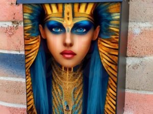 The Pharaoh's Daughter Colonial Mailbox Cover