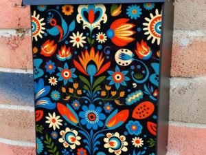 Polish Folklore Design #2 Colonial Mailbox Cover