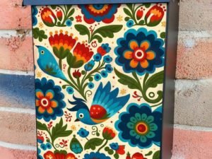 Polish Folklore Design #4 Colonial Mailbox Cover
