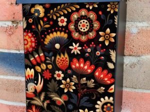 Polish Folklore Design #7 Colonial Mailbox Cover