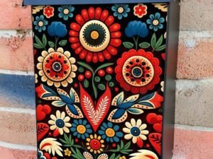 Polish Folklore Design #8 Colonial Mailbox Cover