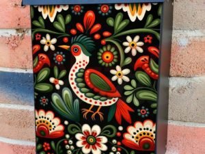 Polish Folklore Design #9 Colonial Mailbox Cover