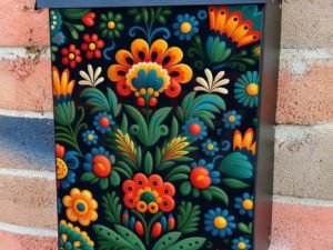 Polish Folklore Design #12 Colonial Mailbox Cover