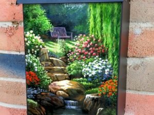 The Secret Garden Colonial Mailbox Cover