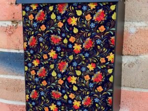 Eastern European Flowers Colonial Mailbox Cover