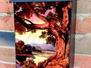 The Old Oak Tree Colonial Mailbox Cover