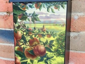 Apple Tree on the Hill #2 Colonial Mailbox Cover