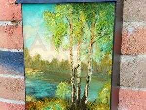 Summer Holiday at the Lake Colonial Mailbox Cover