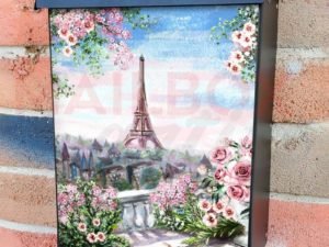 Mediterranean Garden Gate Colonial Mailbox Cover