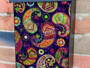 Beautiful Paisley Design #2 Colonial Mailbox Cover