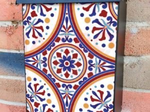 Mexican Style Bohemian Design Colonial Mailbox Cover