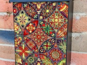 Beautiful Bohemian Mandalas Colonial Mailbox Cover