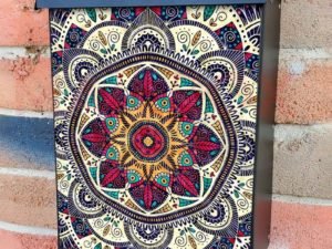 Beautiful Bohemian Mandala #5 Colonial Mailbox Cover