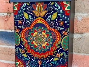 Beautiful Bohemian Mandala #7 Colonial Mailbox Cover