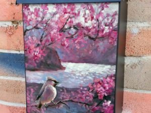 Cherry Tree Blooming Colonial Mailbox Cover