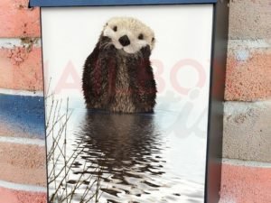 The Cutest Otter Colonial Mailbox Cover