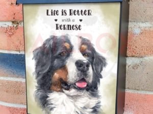 Life is Better with a Bernese Colonial Mailbox Cover