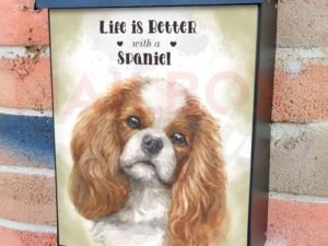 Life is Better with a Spaniel Colonial Mailbox Cover