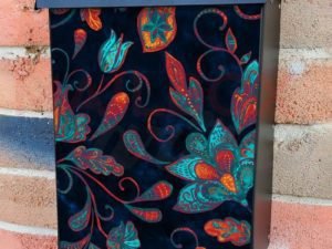 Beautiful Paisley Design #9 Colonial Mailbox Cover
