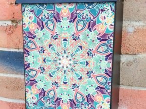 Beautiful Bohemian Mandala #8 Colonial Mailbox Cover